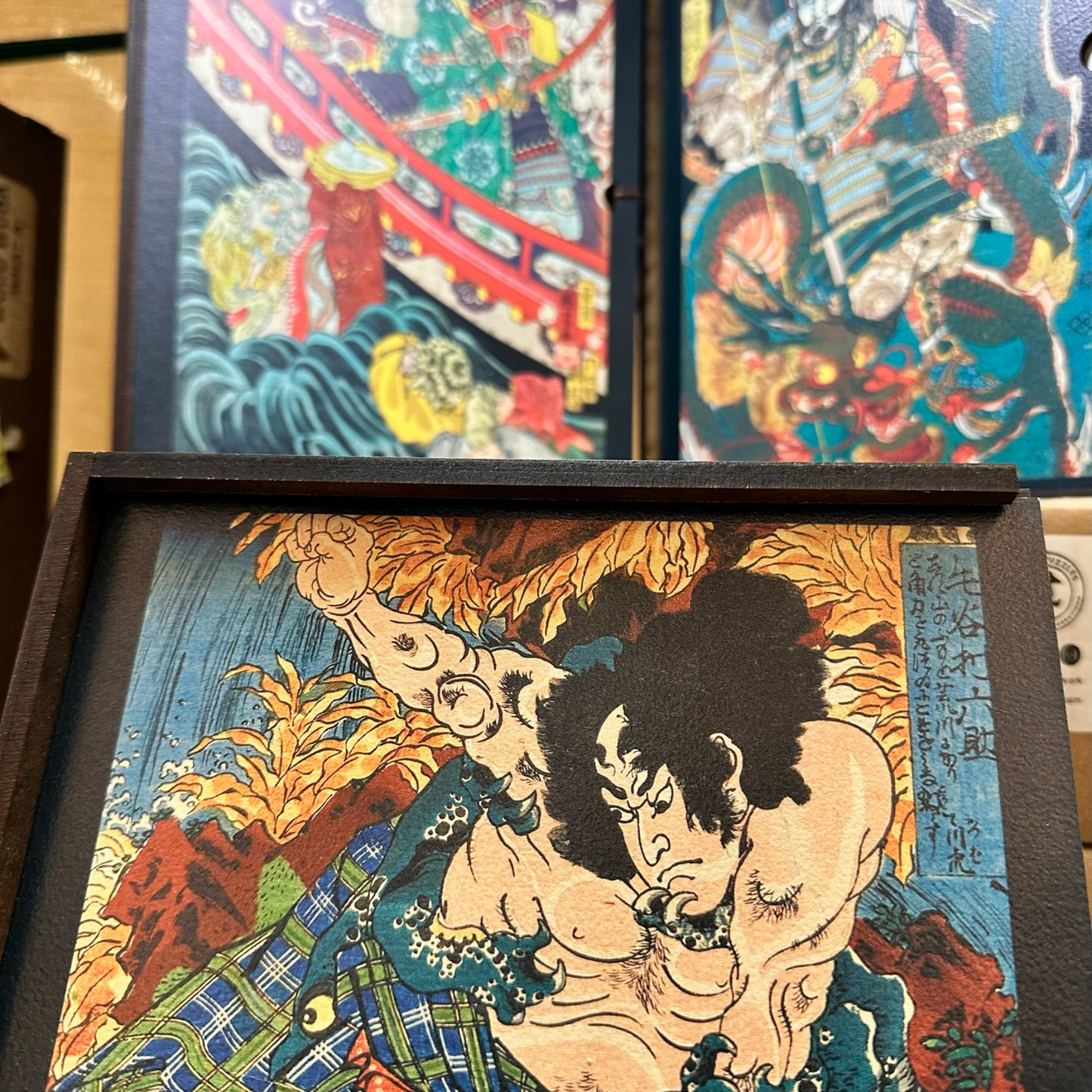 Utagawa Kuniyoshi Wooden Puzzle | Samurai Kamada | Japanese Art Jigsaw Puzzle