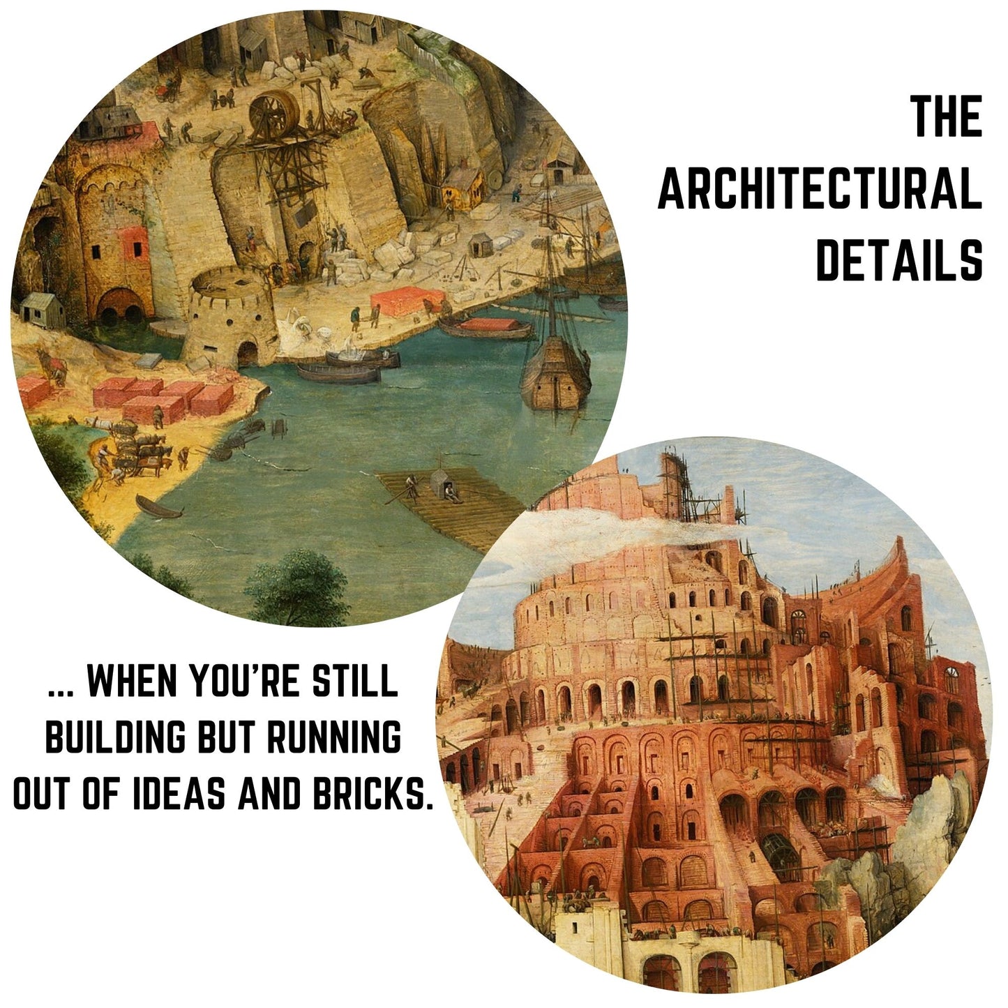 Pieter Bruegel 'Babel Tower' | Medieval Wooden Jigsaw Puzzle