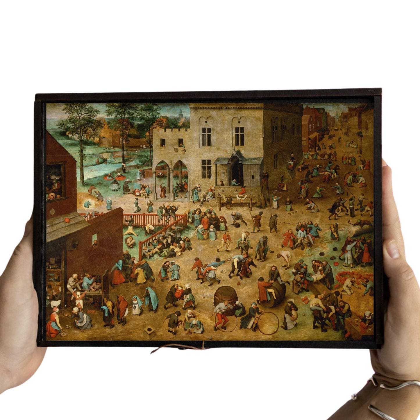 Bruegel’s ‘Children’s Games’ – Wooden Jigsaw Puzzle Full of Wonder