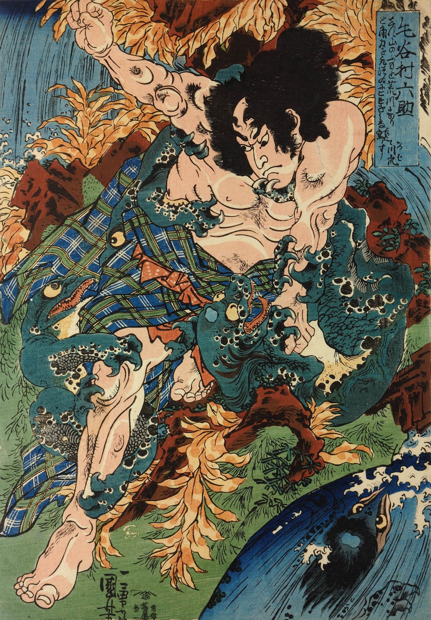 Japanese woodblock print wooden puzzles