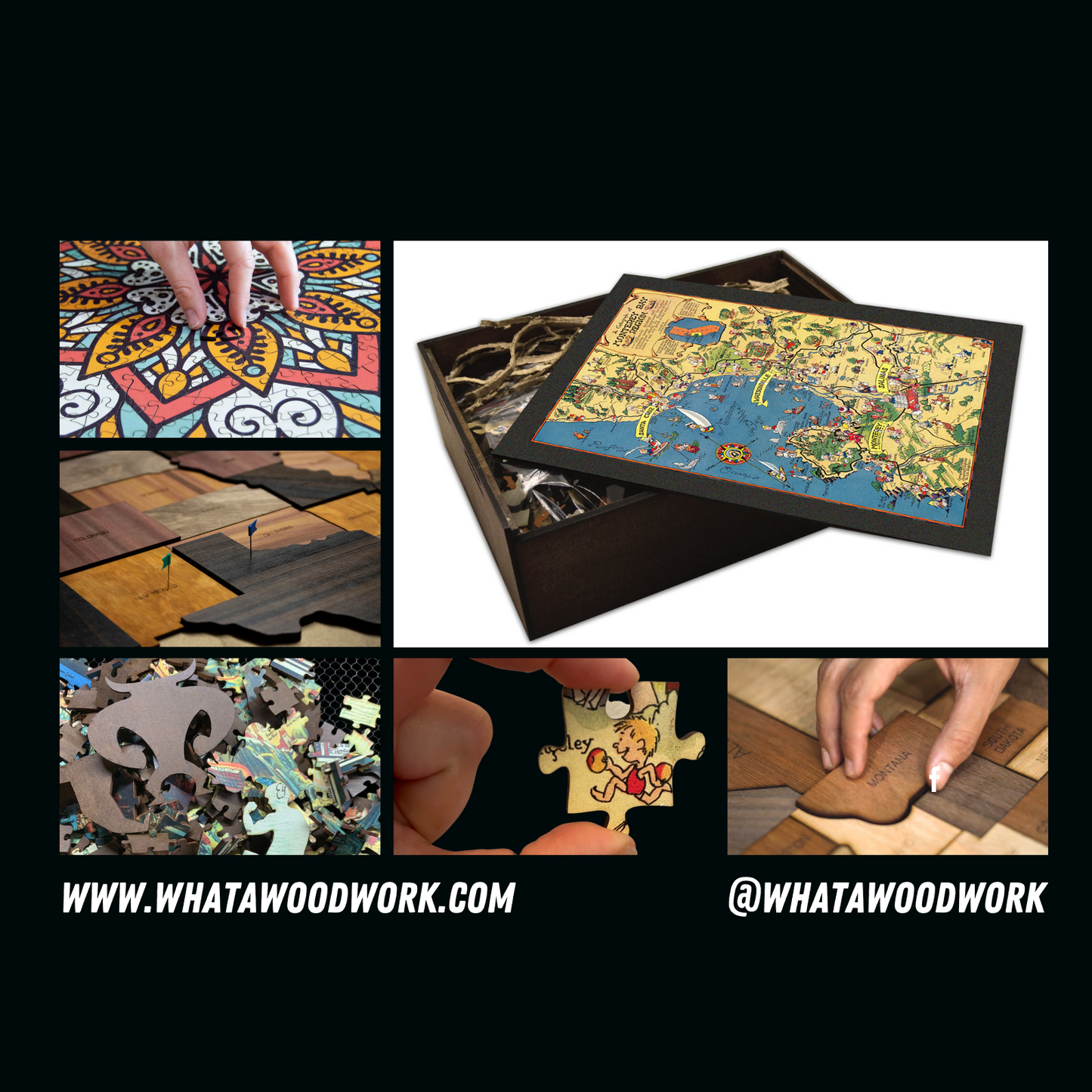 Cat Wooden Jigsaw Puzzle – 23" Whimsies Edition | Animal Totem Art