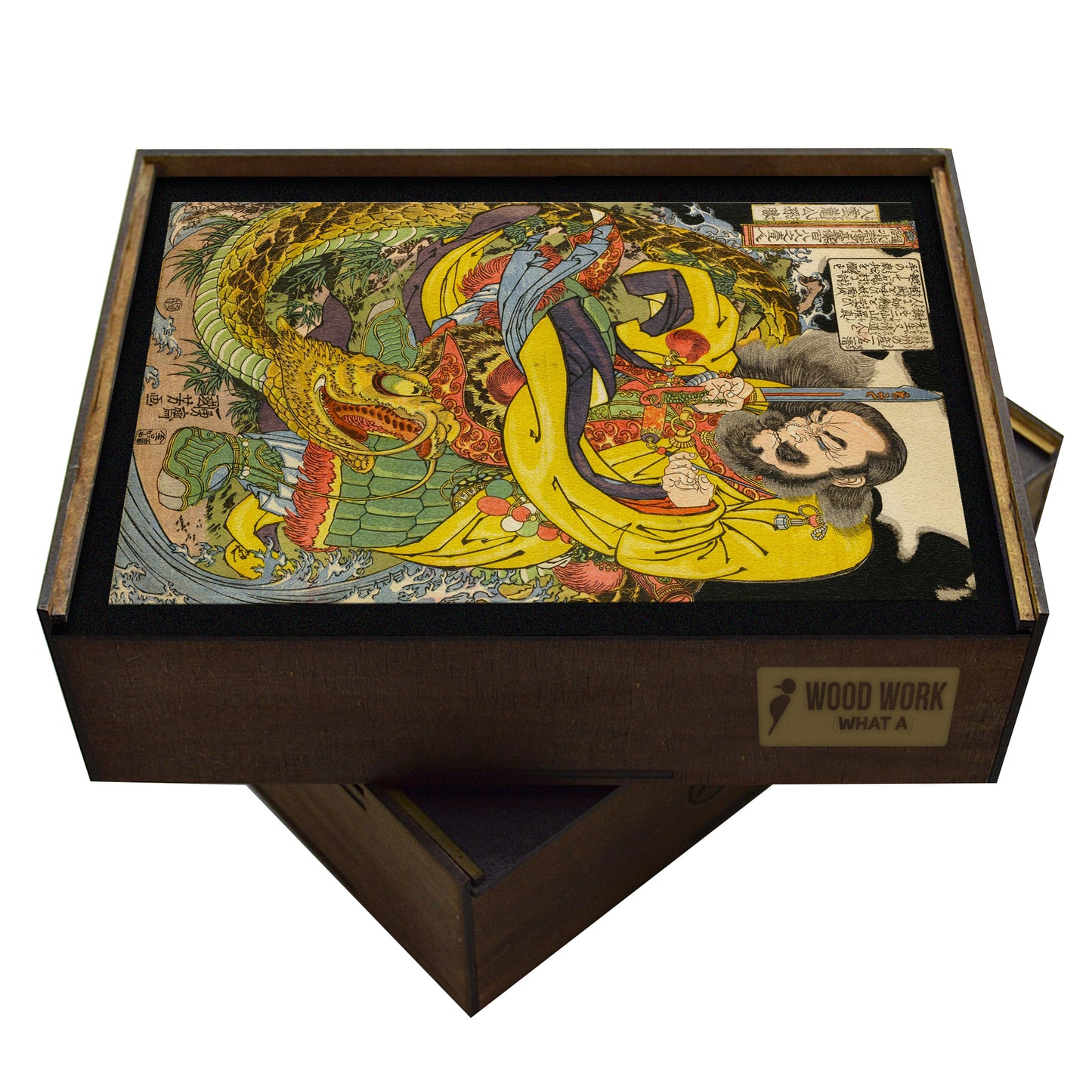 Utagawa Kuniyoshi Wood Puzzle | Samurai Gongsun | Japanese Art Jigsaw Puzzle
