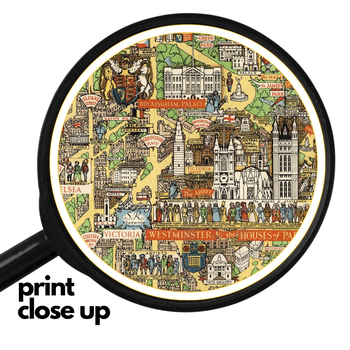 Vintage London Map – Wooden Jigsaw Puzzle | Bastion of Liberty