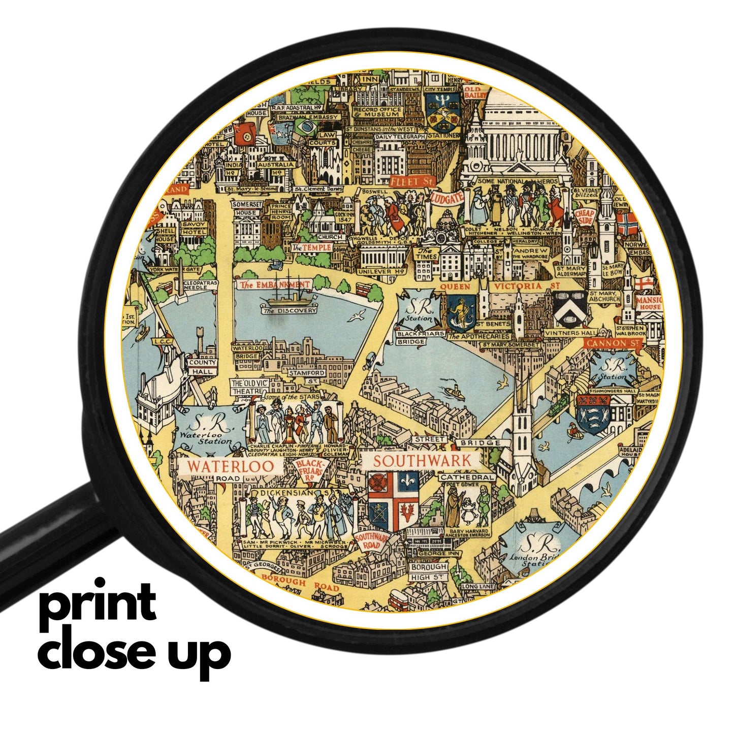 Vintage London Map – Wooden Jigsaw Puzzle | Bastion of Liberty