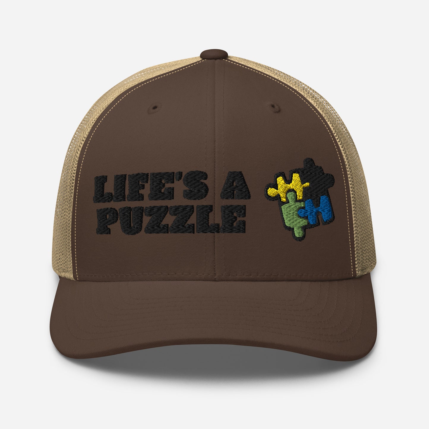 Trucker Hat | Mesh | Life's a puzzle | Many colors!