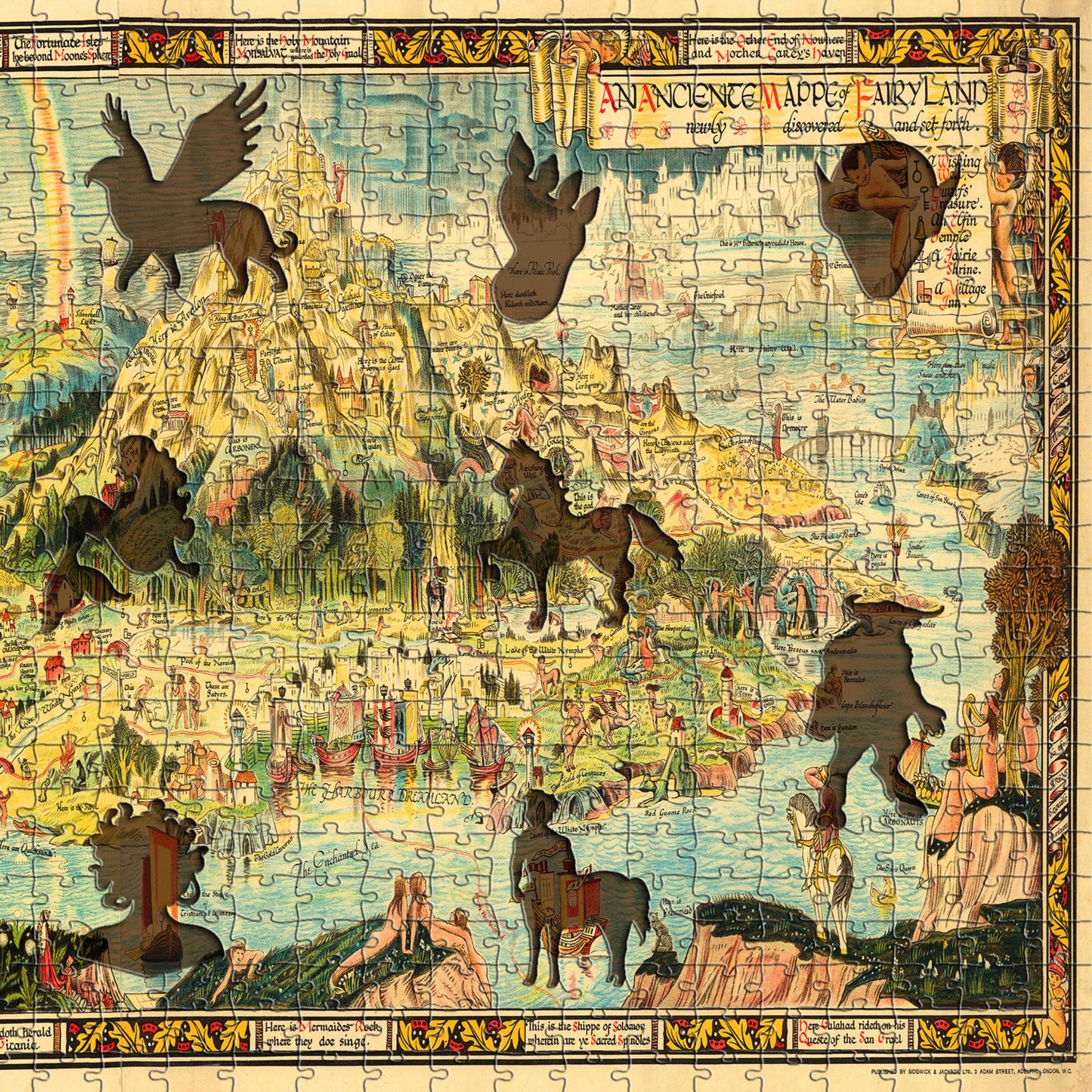 Fairy Land Wooden Vintage Puzzle