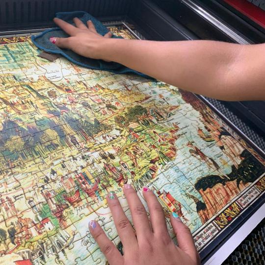 Fairy Land Wooden Vintage Puzzle