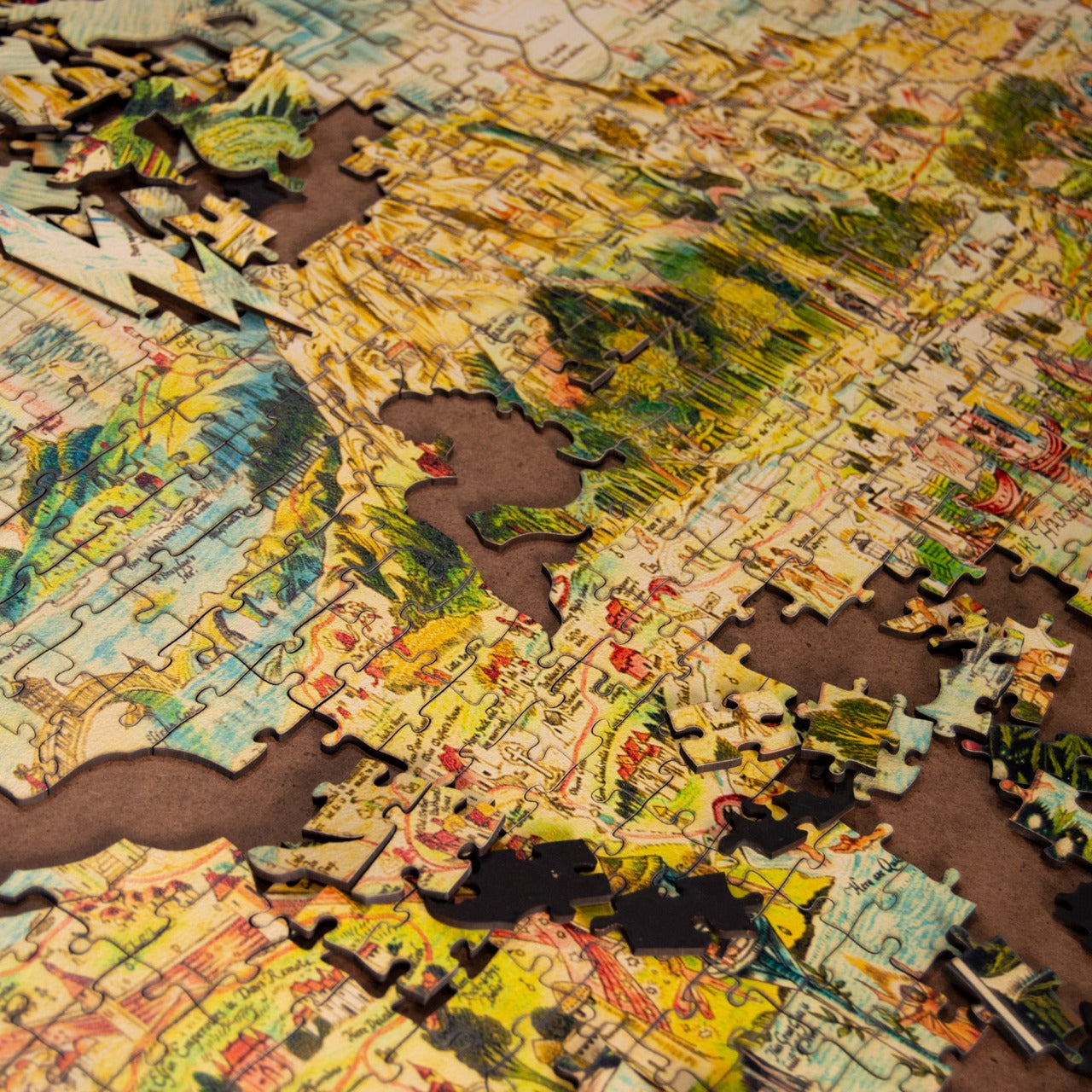 Fairy Land Wooden Vintage Puzzle