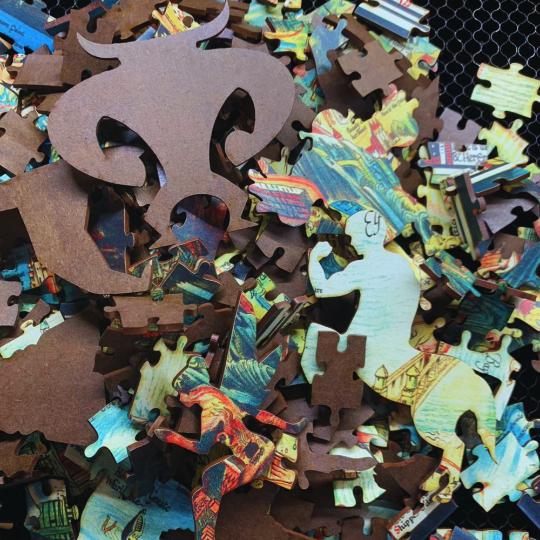 Fairy Land Wooden Vintage Puzzle