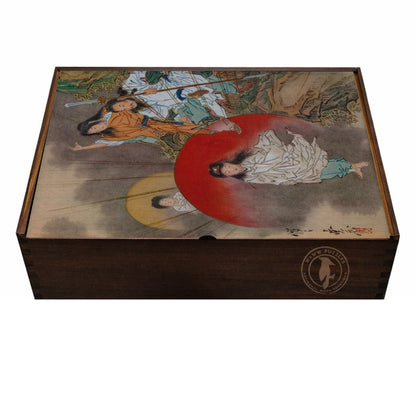 Amaterasu — Goddess of the Rising Sun | Kawanabe Kyosai Wooden Puzzle