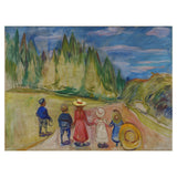 Edvard Munch's 'The Fairytale Forest' Wooden Jigsaw Puzzle