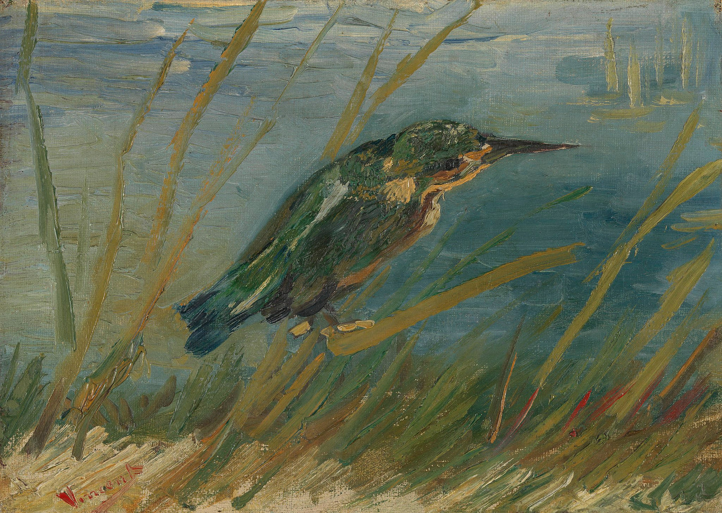 Kingfisher by Van Gogh - Premium Wooden Jigsaw Puzzle