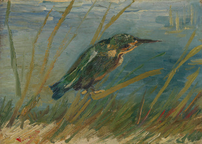 Kingfisher by Van Gogh - Premium Wooden Jigsaw Puzzle