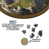 MINI CUSTOM-PHOTO Wooden Puzzle + jigsaw puzzle board | 11" Diameter