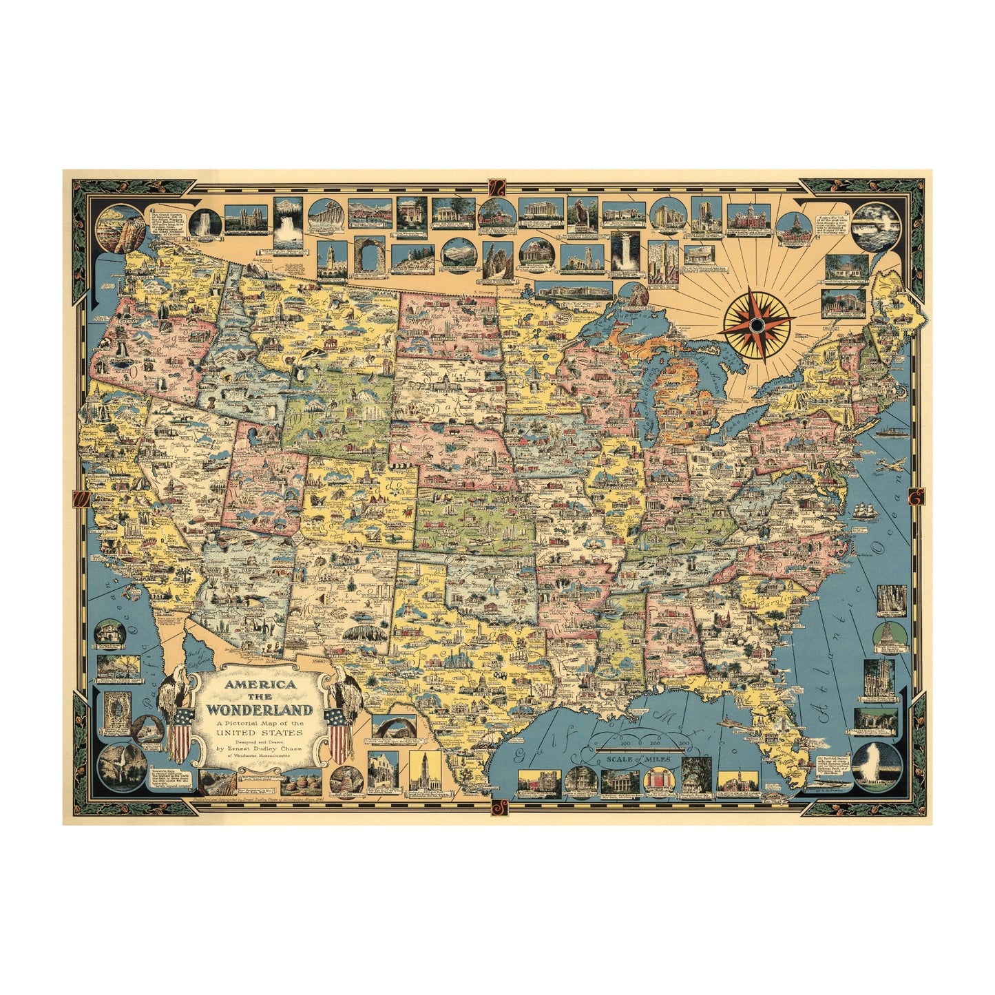 America Wonderland by Chase - Premium Wooden Puzzle