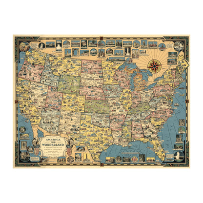 America Wonderland by Chase - Premium Wooden Puzzle