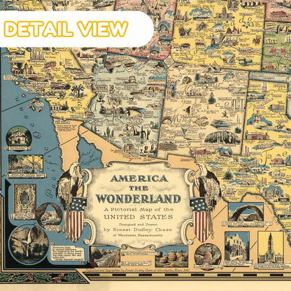 America Wonderland by Chase - Premium Wooden Puzzle