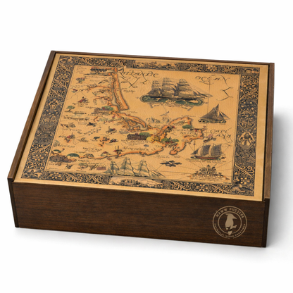 Cape Ann & North Shore Vintage 1927 Map Puzzle – Wooden Maritime