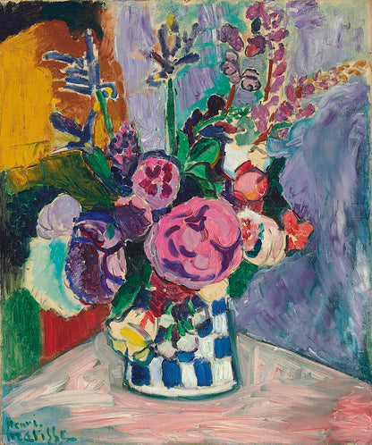 Henri Matisse Peonies and Irises Wooden Jigsaw Puzzle