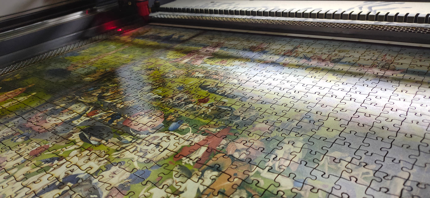 Hieronymus Bosch’s ‘The Garden of Earthly Delights’ - Wooden Jigsaw Puzzle