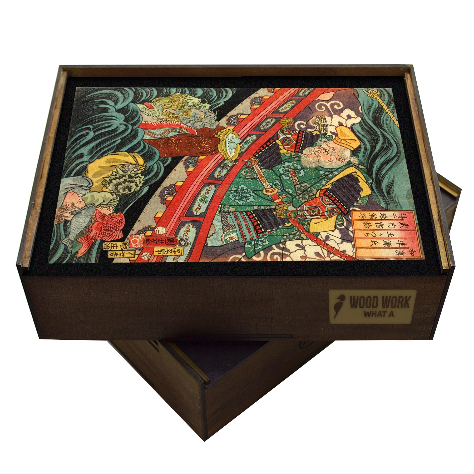 Ukiyo-e Wooden Jigsaw Puzzle
This dynamic Ukiyo-e woodblock print by Utagawa Kuniyoshi