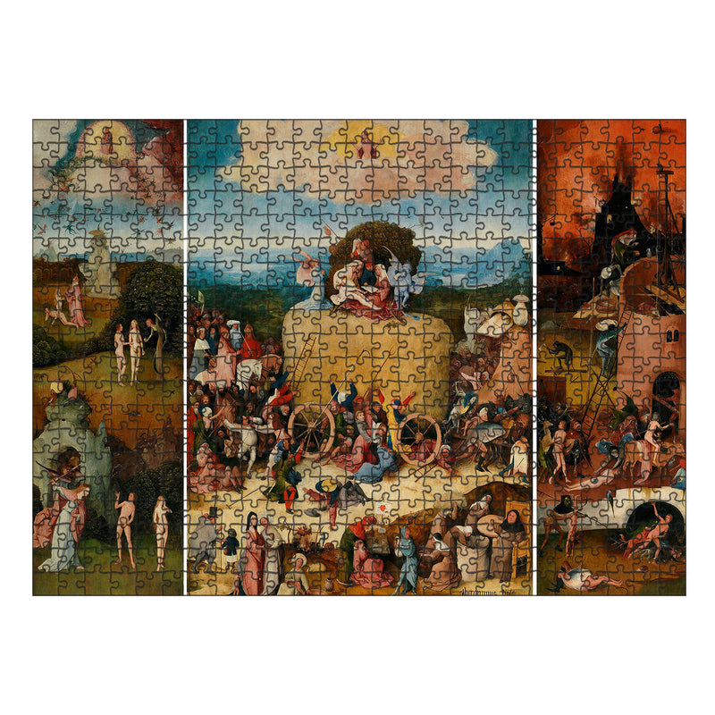 The Haywain by Hieronymus Bosch | Wooden Puzzle | Adult Jigsaw | De hooiwagen
