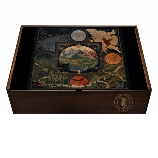 Middle Earth Wooden Puzzle | Jigsaw Tolkien's inspired 'Kingdoms'
