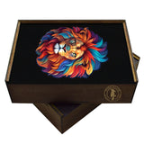 LION RNBW wooden jigsaw Puzzle | 23" Whimsies edition | Animal Totem