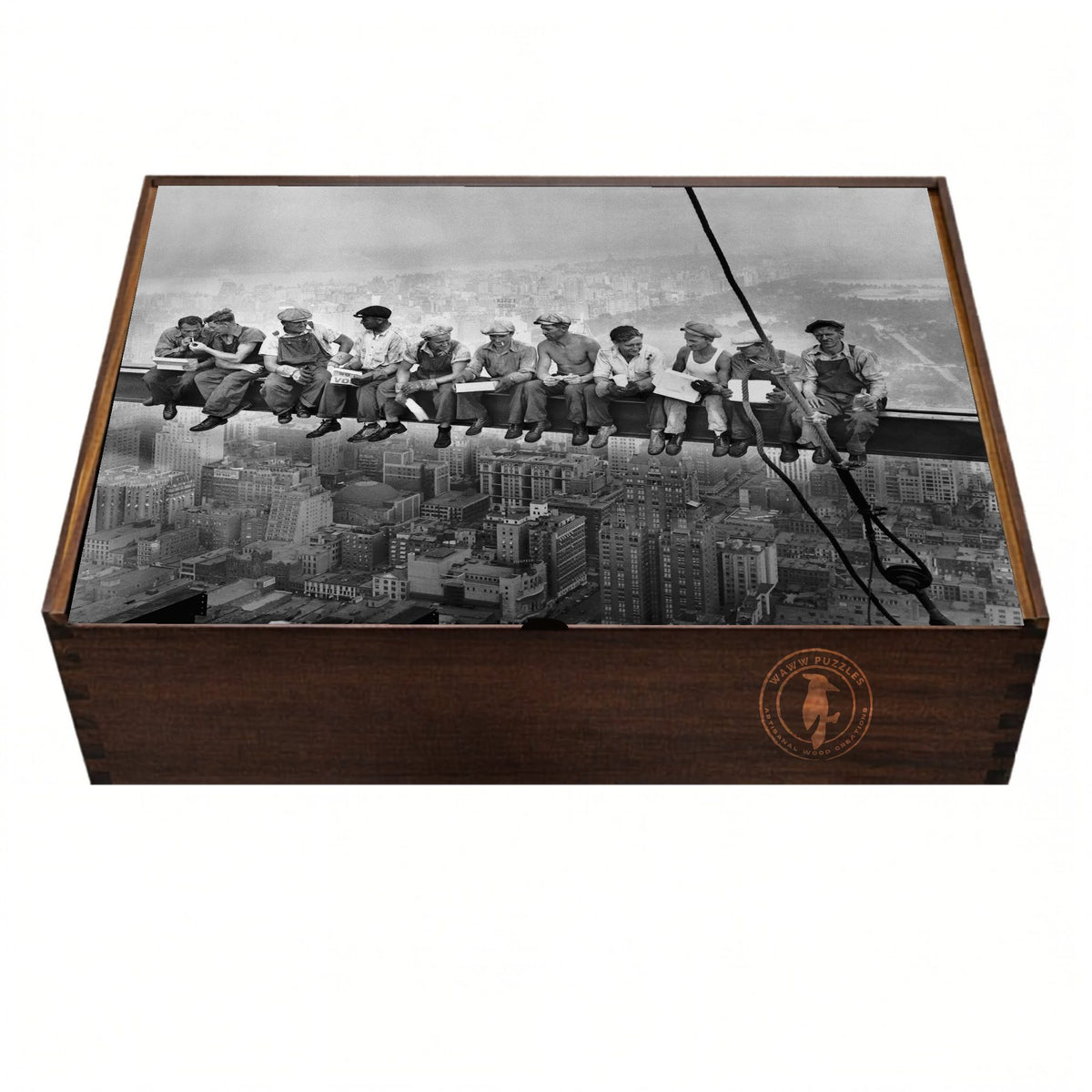 Vintage Skyscraper NY photo - Premium Wooden Puzzle