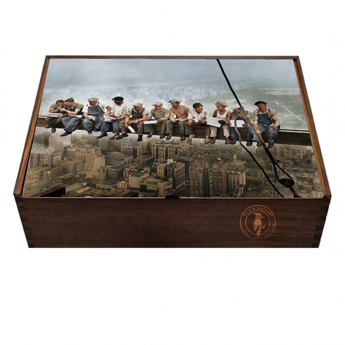 Vintage Skyscraper NY photo - Premium Wooden Puzzle