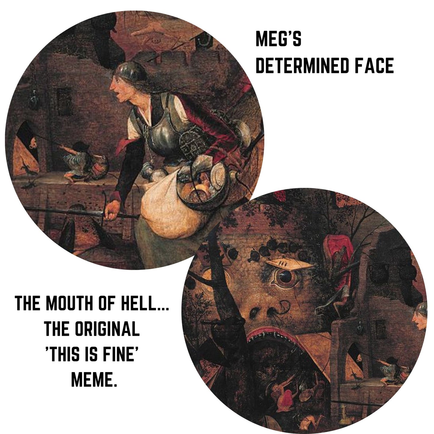Bruegel's 'Mad Meg (Dulle Griet)' - Handcrafted Wooden Puzzle of Flemish Folklore Masterpiece