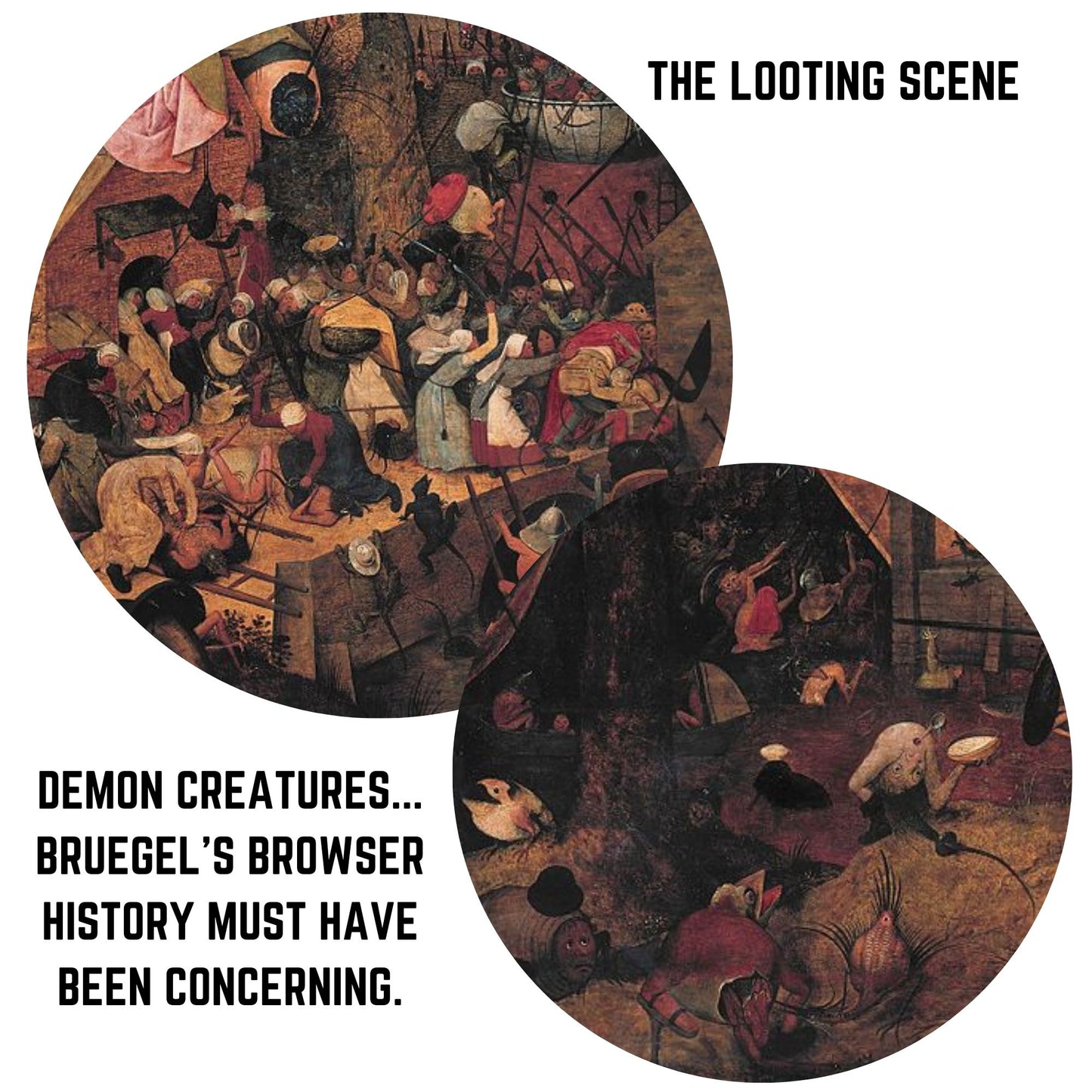Bruegel's 'Mad Meg (Dulle Griet)' - Handcrafted Wooden Puzzle of Flemish Folklore Masterpiece