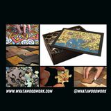 Christina's World by Andrew Wyeth | Wooden Puzzle | Adult Jigsaw | Map Collector gifts