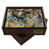 Kandinsky Composition 5 Wooden Puzzle | Adult Jigsaw | Art Collector gifts