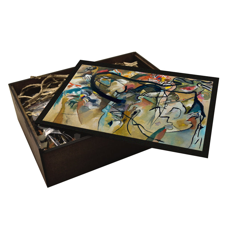 Kandinsky Composition 5 Wooden Puzzle | Adult Jigsaw | Art Collector gifts