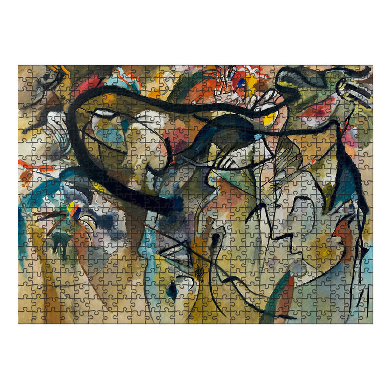Kandinsky Composition 5 Wooden Puzzle | Adult Jigsaw | Art Collector gifts