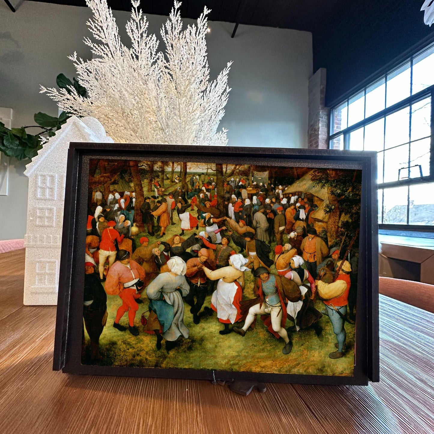 Pieter Bruegel 'The Wedding Dance' |  Medieval Wooden Jigsaw Puzzle
