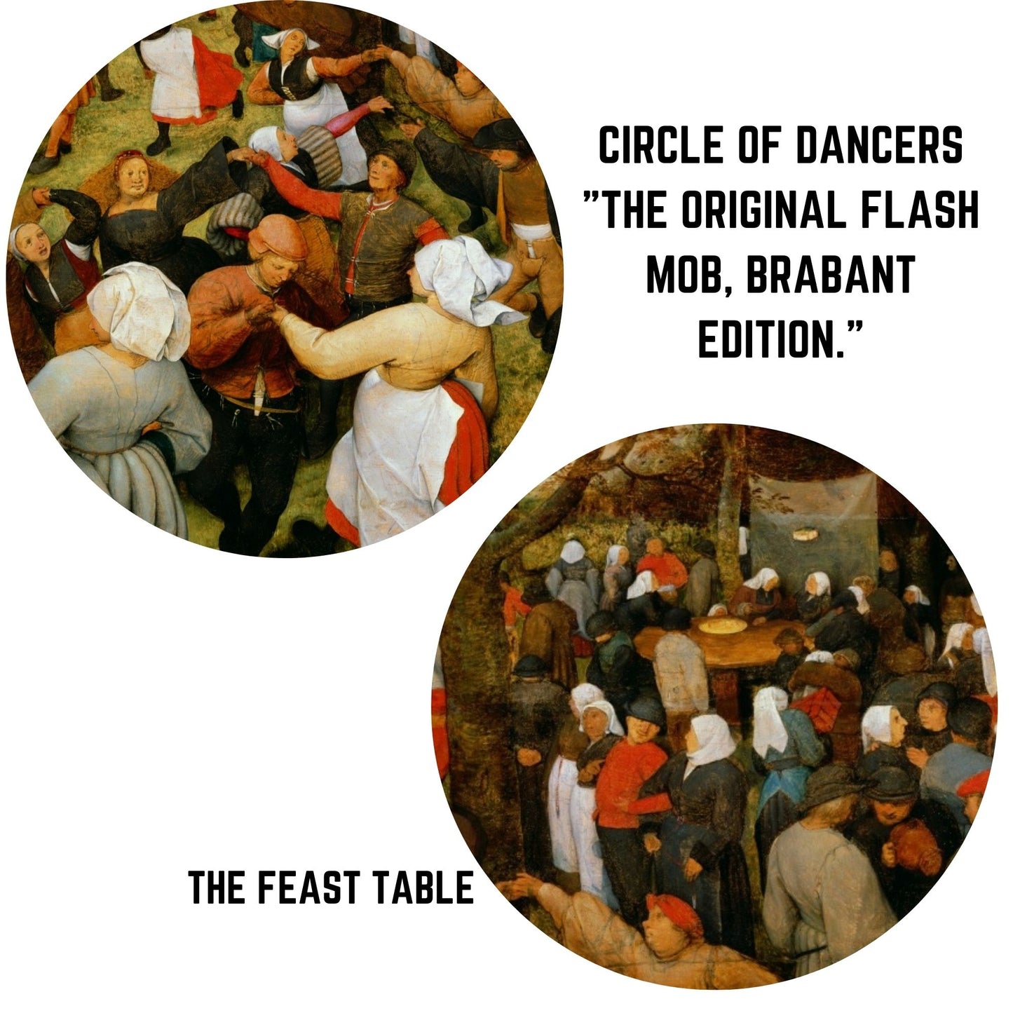 Pieter Bruegel 'The Wedding Dance' |  Medieval Wooden Jigsaw Puzzle