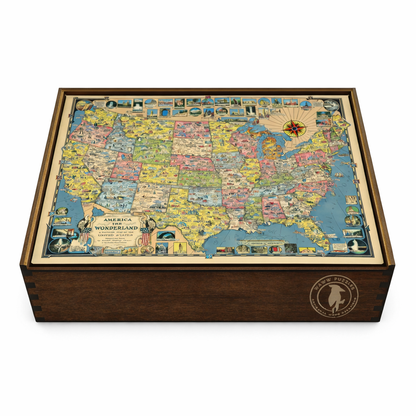 America Wonderland by Chase - Premium Wooden Puzzle