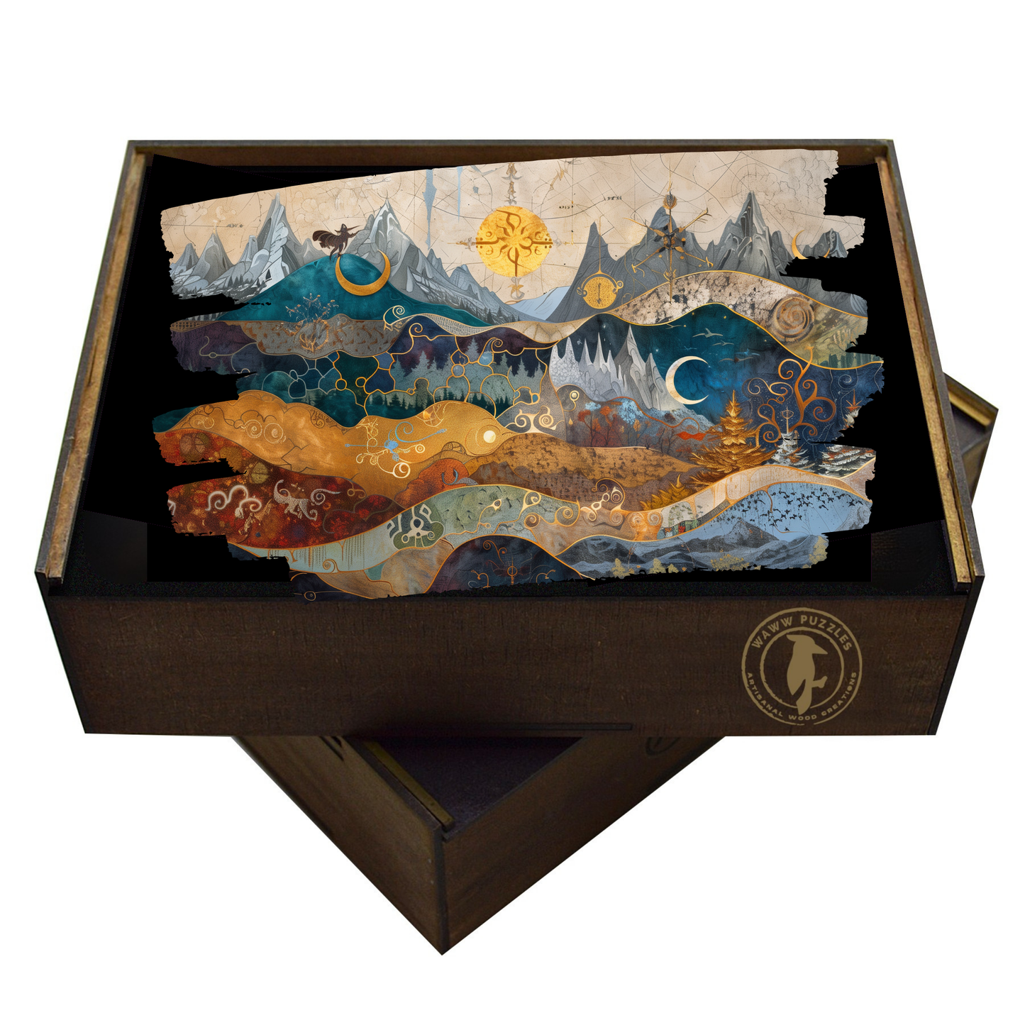 Middle Earth Wooden Puzzle | "Fantasy Dream"