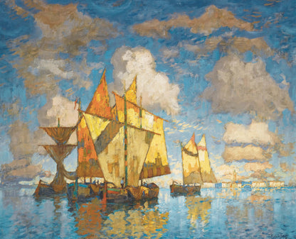 Fishing Boats by Gorbatov - Premium Wooden Puzzle