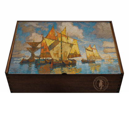 Fishing Boats by Gorbatov - Premium Wooden Puzzle