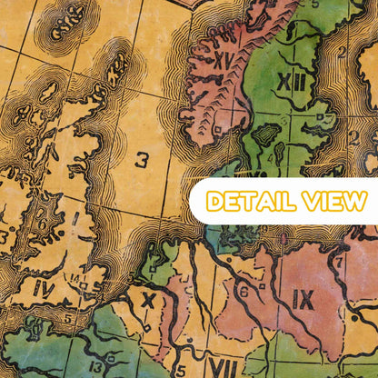 Fowle's Outline Maps by William B. Fowle - Wooden Puzzle