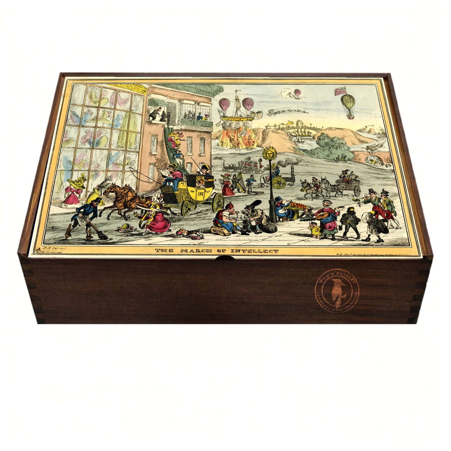 The March of Intellect by Heath - Premium Wooden Jigsaw Puzzle