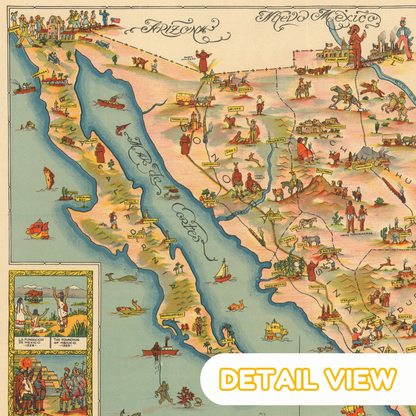 Mexico Map by Medina - Premium Wooden Jigsaw Puzzle