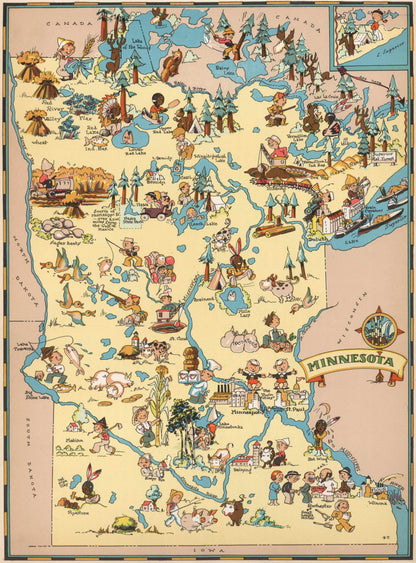 Minnesota by Ruth Taylor White - Premium Wooden Puzzle
