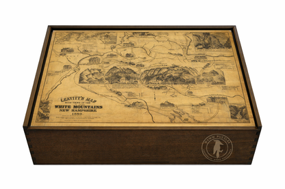 Leavitt's White Mountains Map by Leavitt - Wooden Jigsaw Puzzle