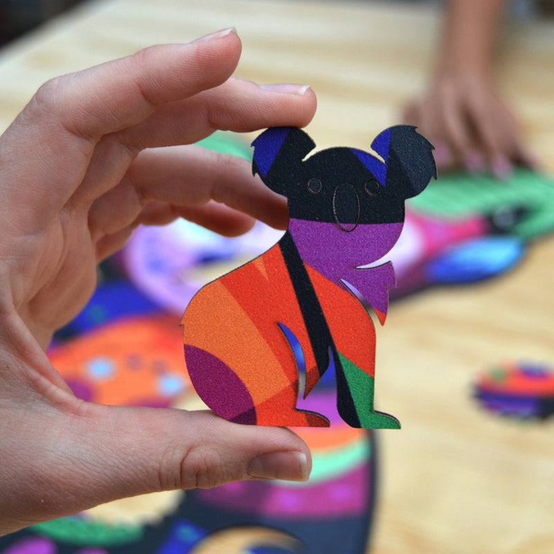 Alebrije Wooden Puzzle "ALBAN" 22 inches tall
