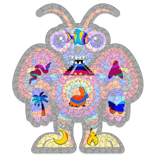 Alebrije Wooden Puzzle "MITLA" 22 inches tall