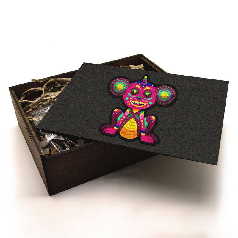 Alebrije Wooden Puzzle "YAGUL" 22 inches tall